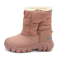HUNTER Toddler's Insulated Snow Boots in medium red - kids' shoe - detail view