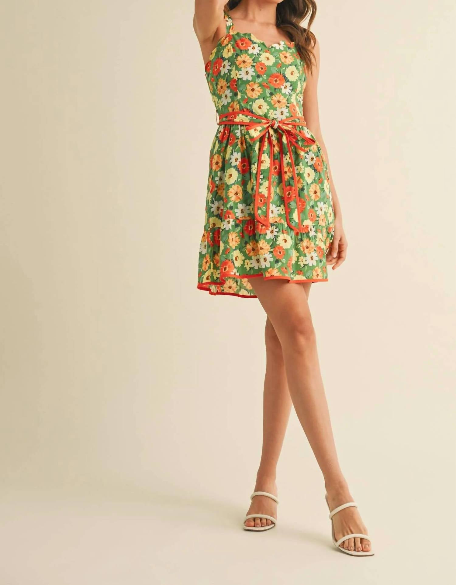 &Merci - Scalloped Mini Dress