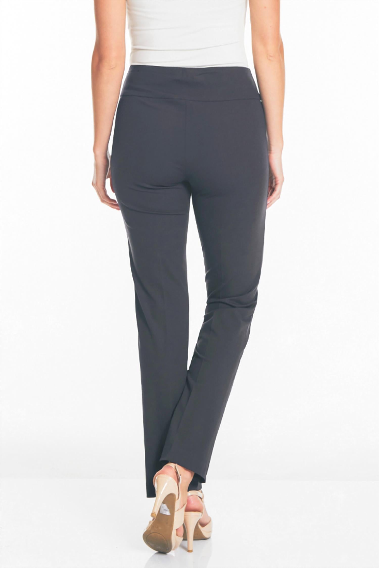 Slimsation By Multiples - Pull On Ease-y-fit Ankle Pants