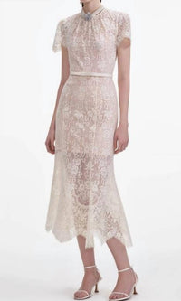 Self-Portrait - LACE MIDI DRESS