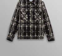 Wax London - Men's Whiting Glitch Check Overshirt