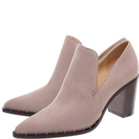 Schutz - Women's Krosbie Suede High Block Pointed Fomo Toe Cut Out Booties