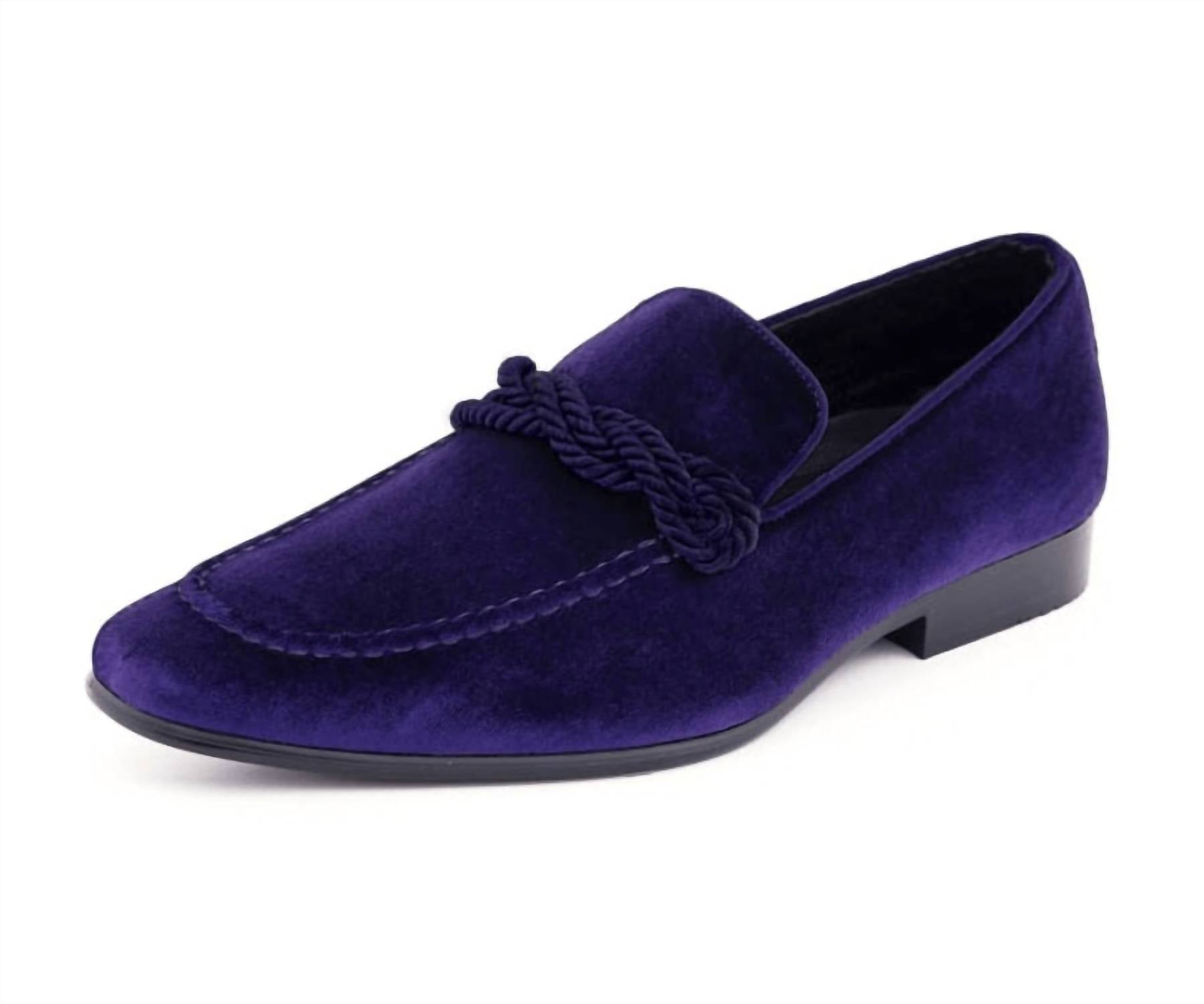 Amali Men's Essex Loafer in purple - men's loafer