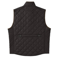 Madison Creek Outfitters Greenville Diamond Quilted Nylon Vest in black - men's jacket - alternate view
