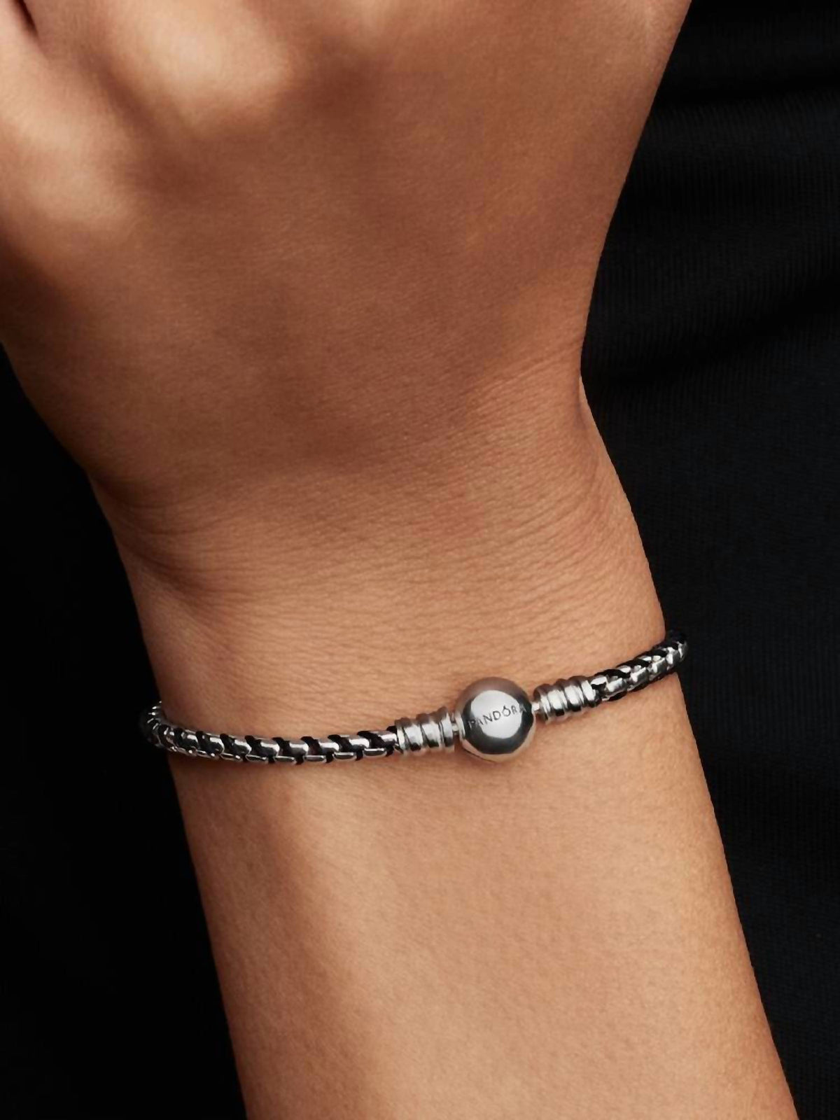 Pandora - Cord Box Chain Bracelet - 7.5"