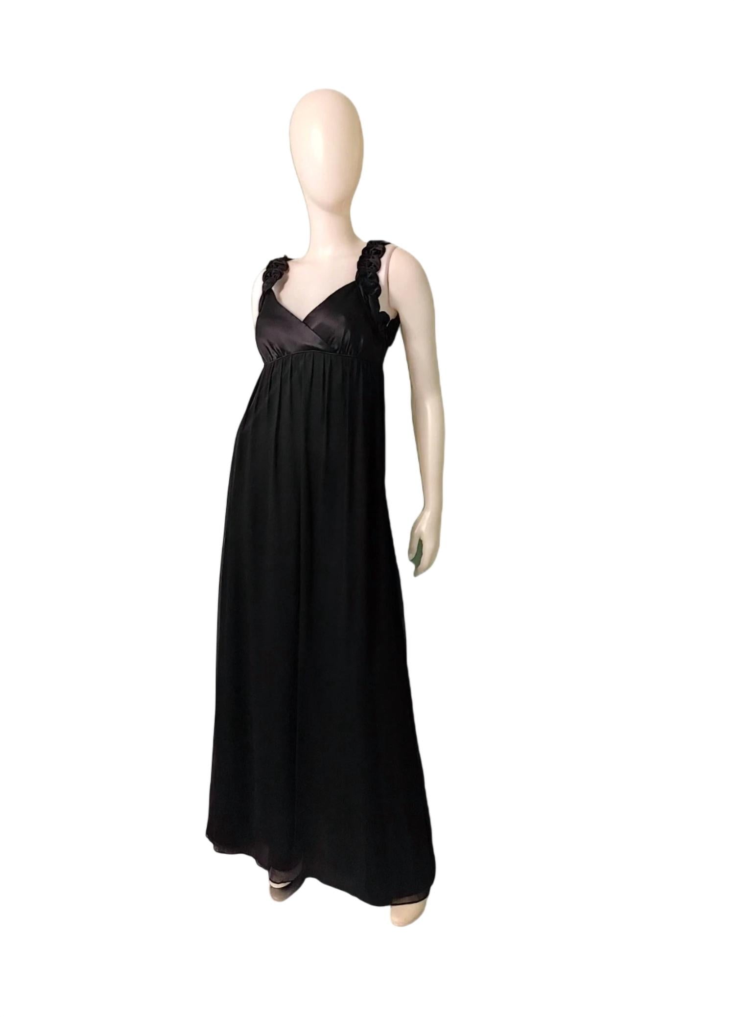 Antonio Melani - Sleeveless Rose Petal Straps Gown