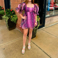 Buddylove - Betsy Puff Sleeve Babydoll Dress