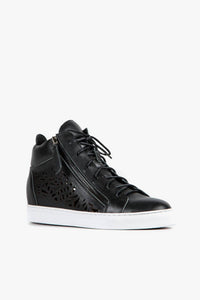 ALL BLACK Women's Urban Cut Hi Top Sneaker in black - women's sneaker