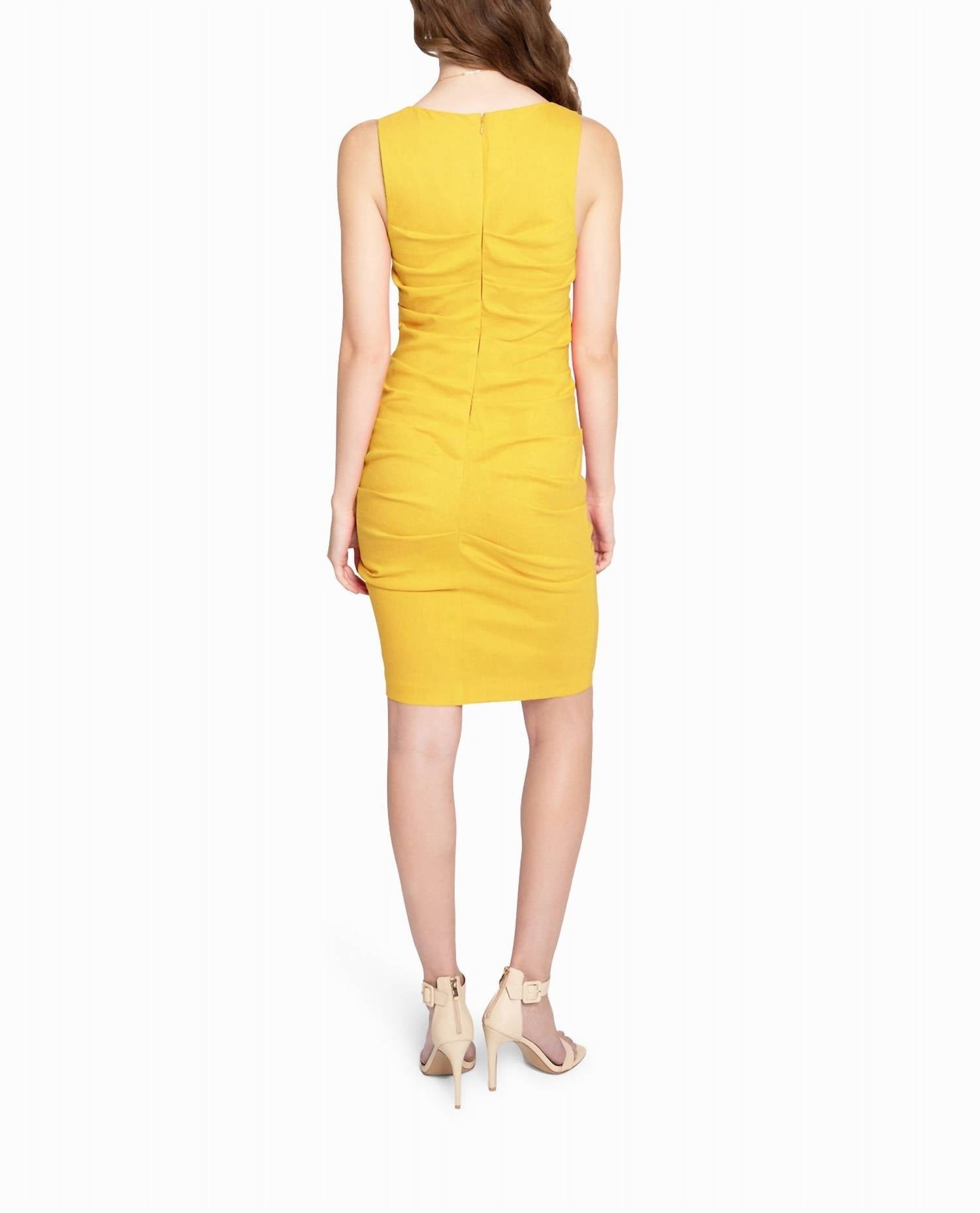 Nicole Miller - Stretch Scoop Neck Lauren Dress