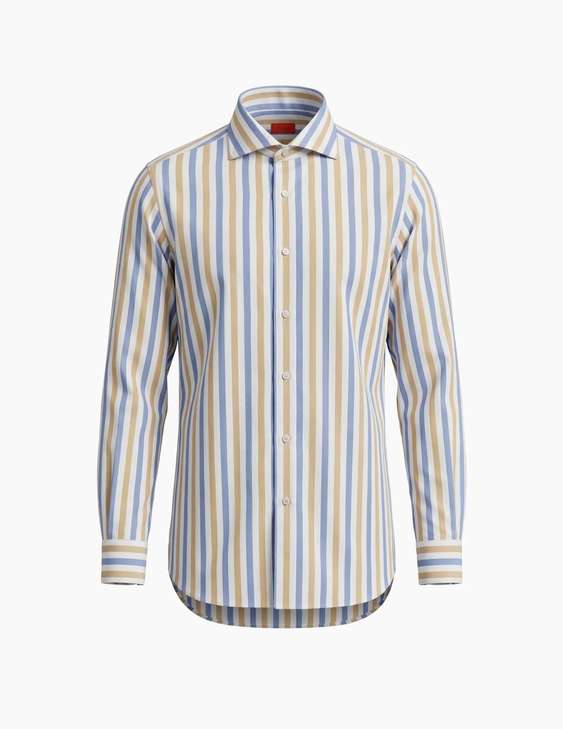 Isaia - Men's Striped Dress Shirt