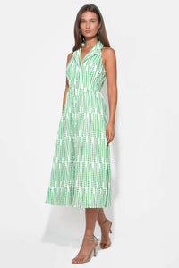 Adelyn Rae - Ruby Halter Embroidery Midi Dress