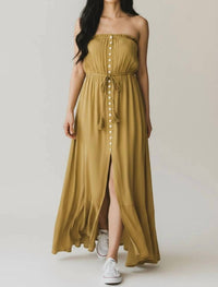 Elan - Strapless Maxi Dress