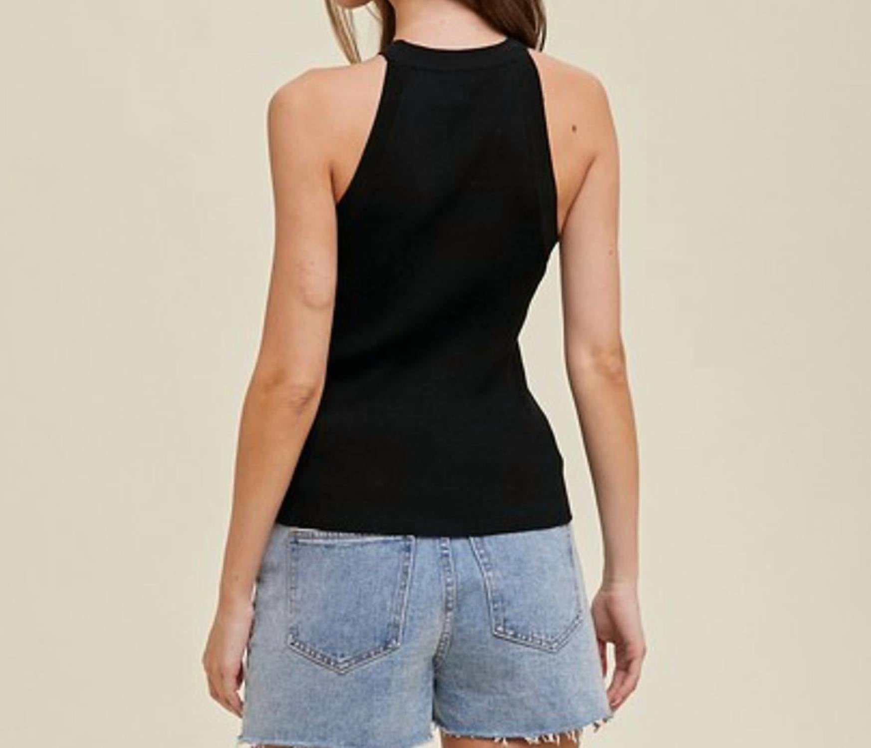 Wishlist - High Neck Sweater Tank