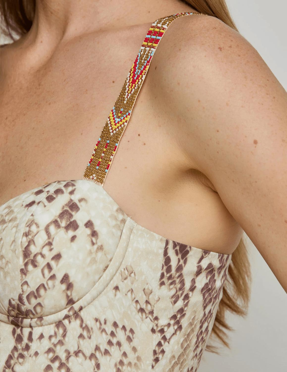 L'Agence - Sutton Strap Maxi Dress