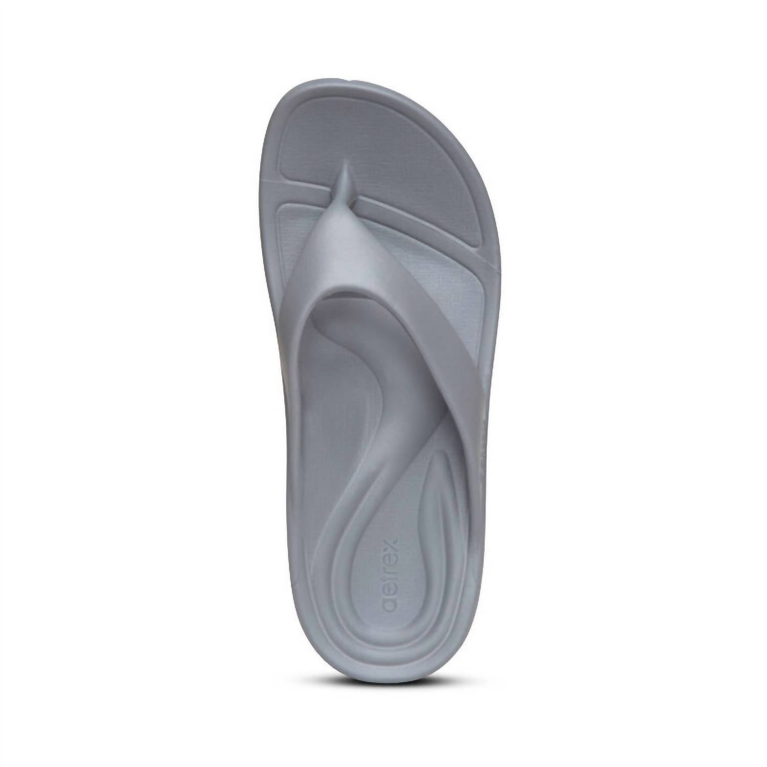 Aetrex Women's Maui Sandal in grey - women's sandal - alternate view