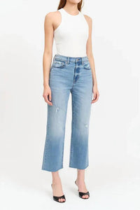 Daze - Sundaze High Rise Straight Crop Jeans