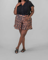 Verb - Flowy Check Short