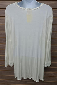 Simply Irresistible - Women's Plus Top W/lace Tunic