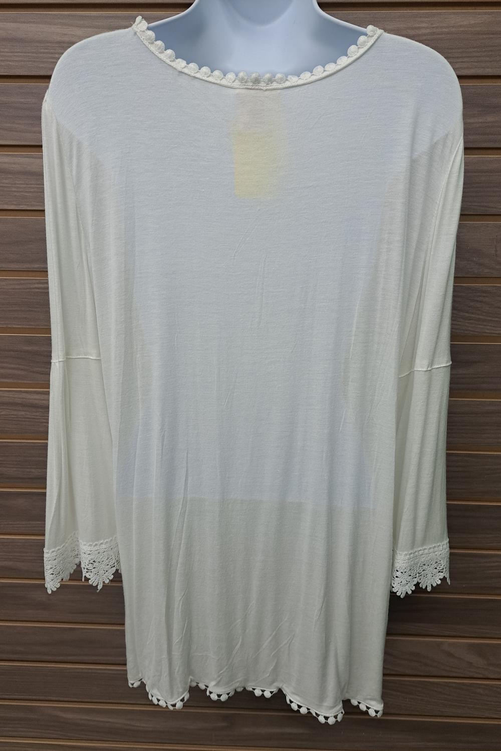 Simply Irresistible - Women's Plus Top W/lace Tunic