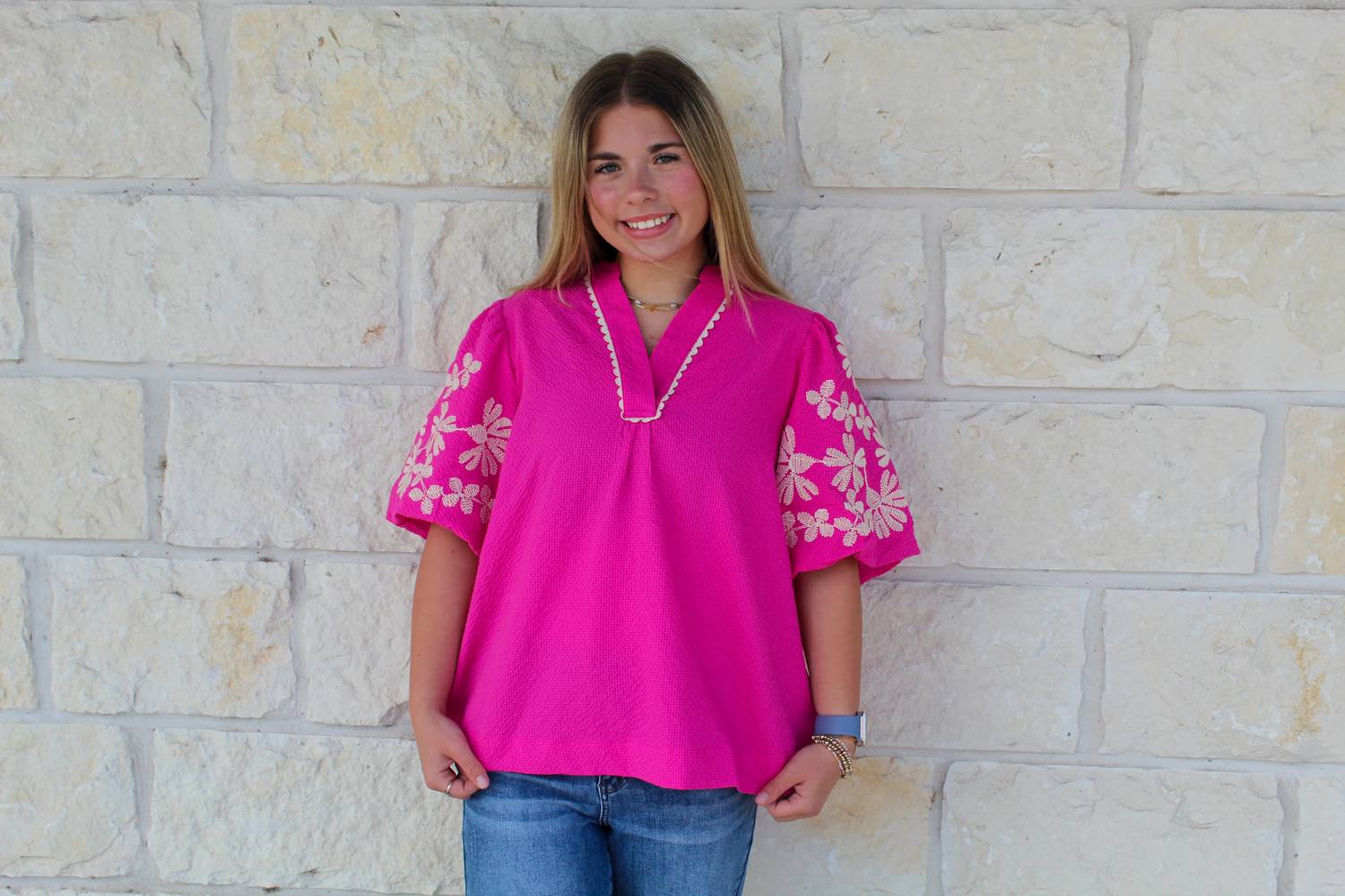 Umgee - Short Sleeve Top