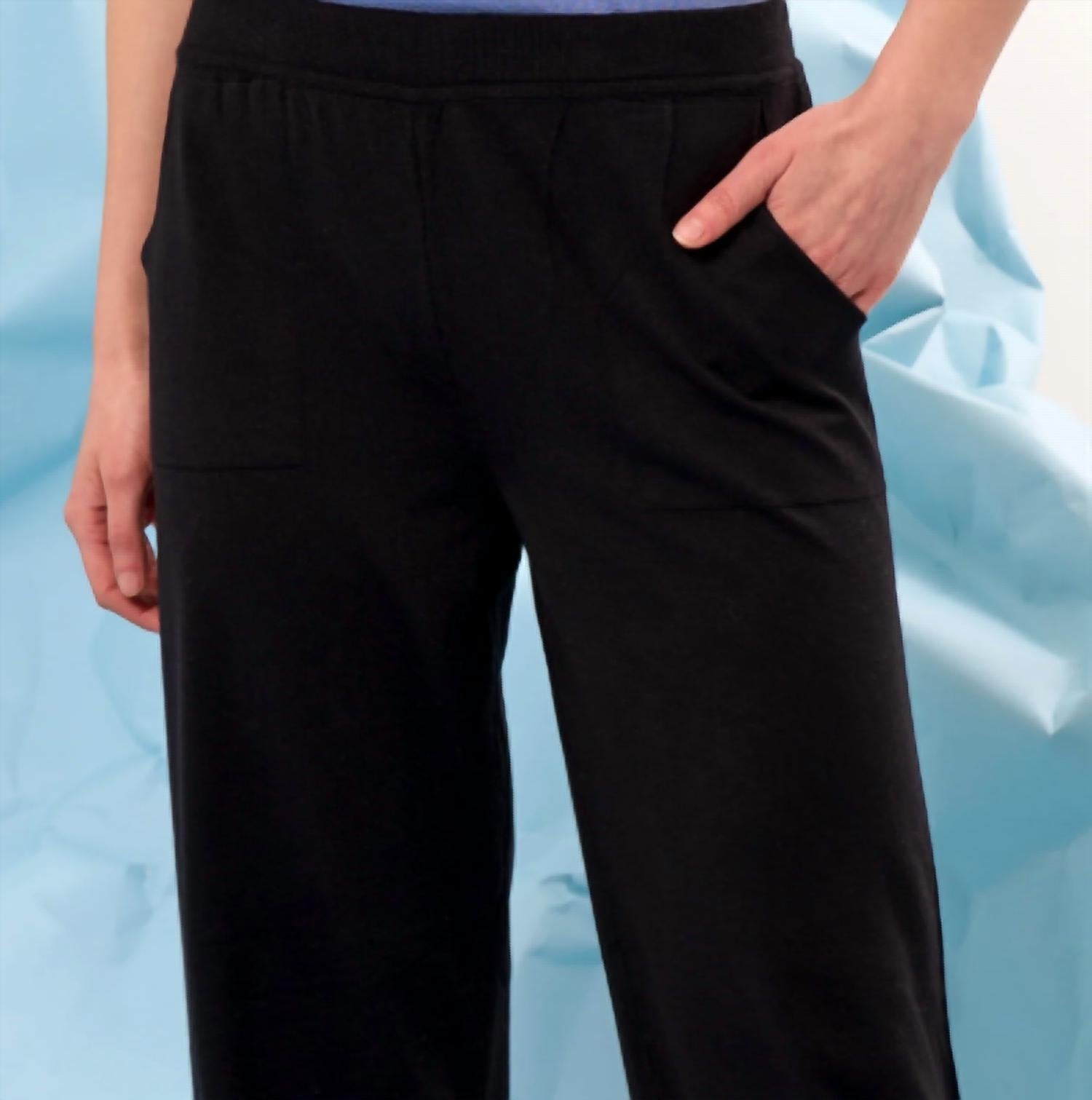 french kyss Women's Lounge Pant in black - women's pants - detail view