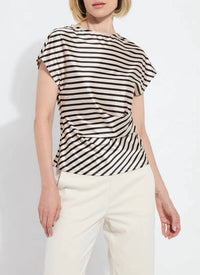 Lysse - Bruna Side Draped Top