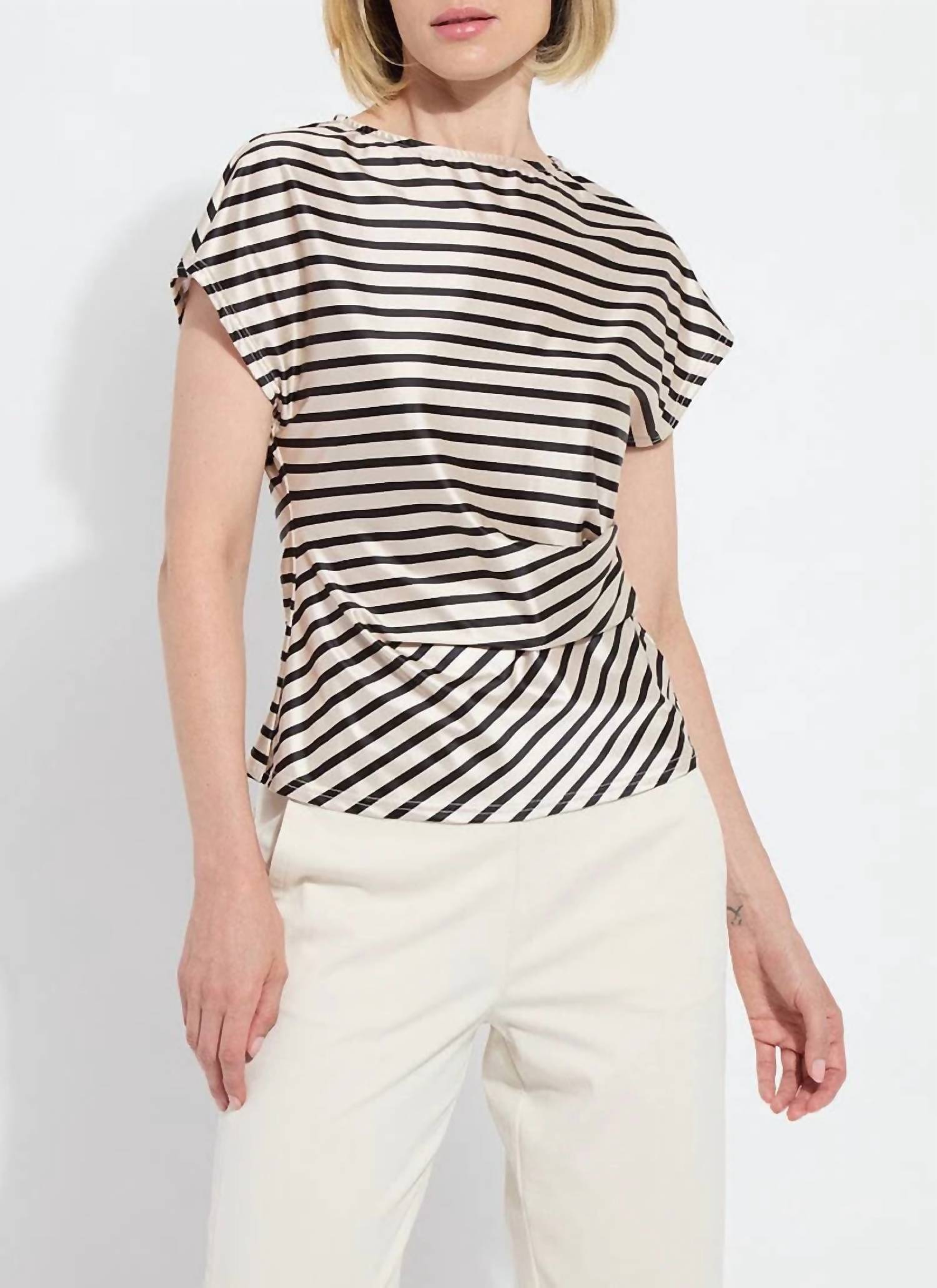 Lysse - Bruna Side Draped Top