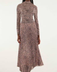 Farm Rio - Leopard Pleated Maxi Skirt
