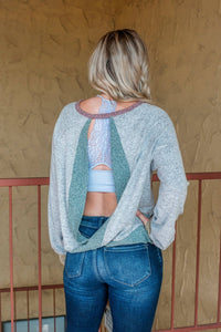 Hem & Thread - Open Back Lounge Sweater Top