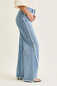 Judy Blue - High Waist Retro Wide Leg Side Seam Jean