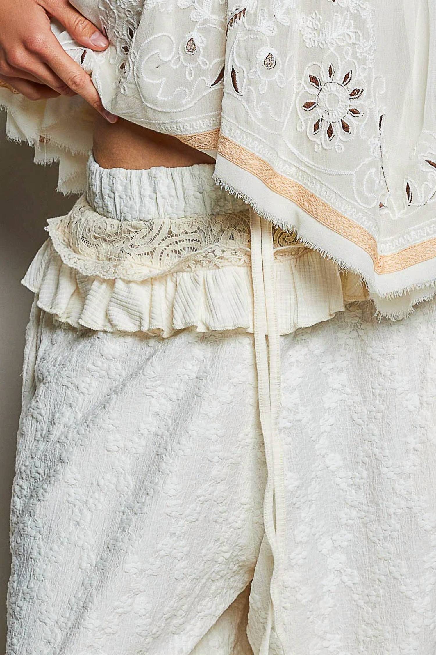 Pol - Renaissance Bloomer Ruffle Pant