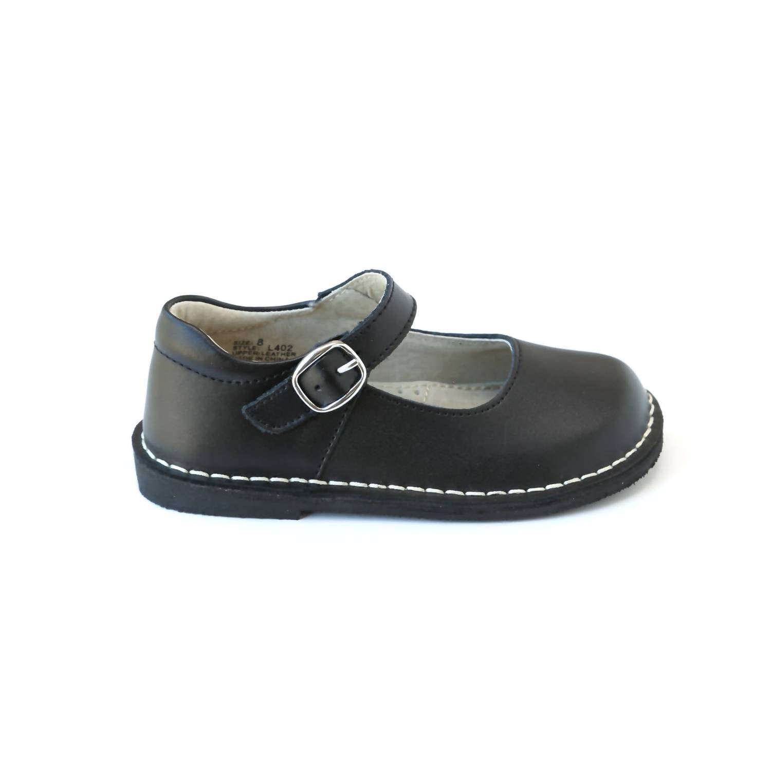 L'Amour - Girl's Grace Leather School Mary Jane Shoes - Toddler