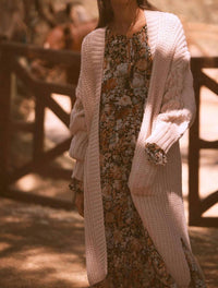 Promesa - Cable Knit Cardigan
