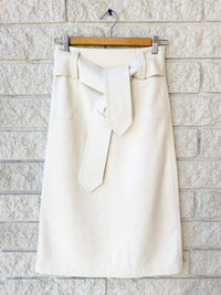 CHRISTY LYNN Paola Midi Skirt in bone - women's skirt - detail view