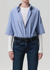 Citizens Of Humanity - Francis Cropped Button-up Shirt