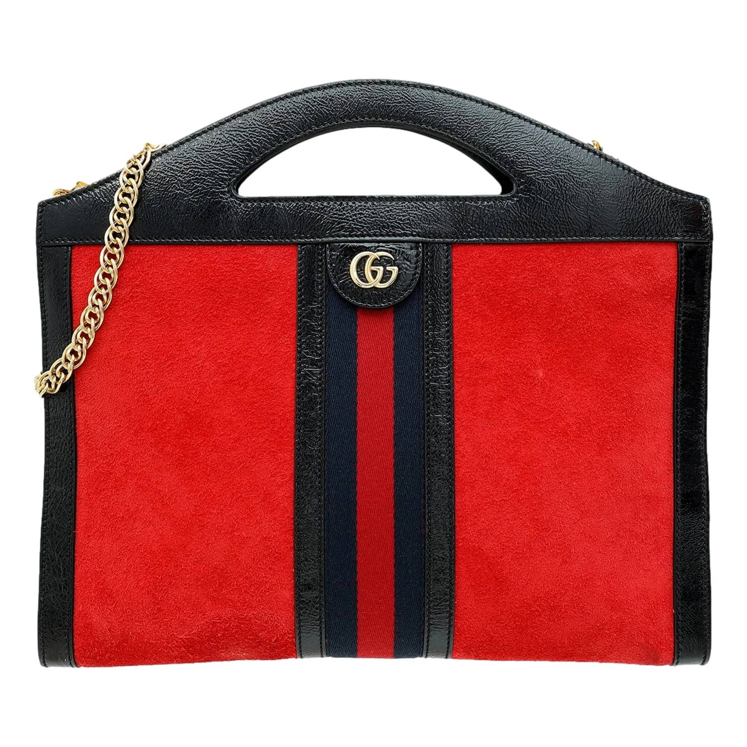 Gucci - Women's Ophidia Bicolor Leather Slip Handle Tote Bag