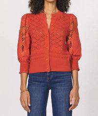 Another Love - Ankara Mesh Cardigan