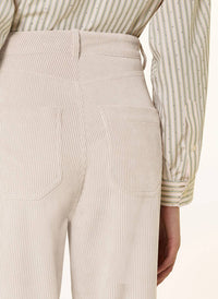 RAFFAELLO ROSSI Miru Soft Corduroy Pant in beige - women's pants - view 4