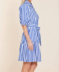 Dolce Cabo - Belted Stripe Dress