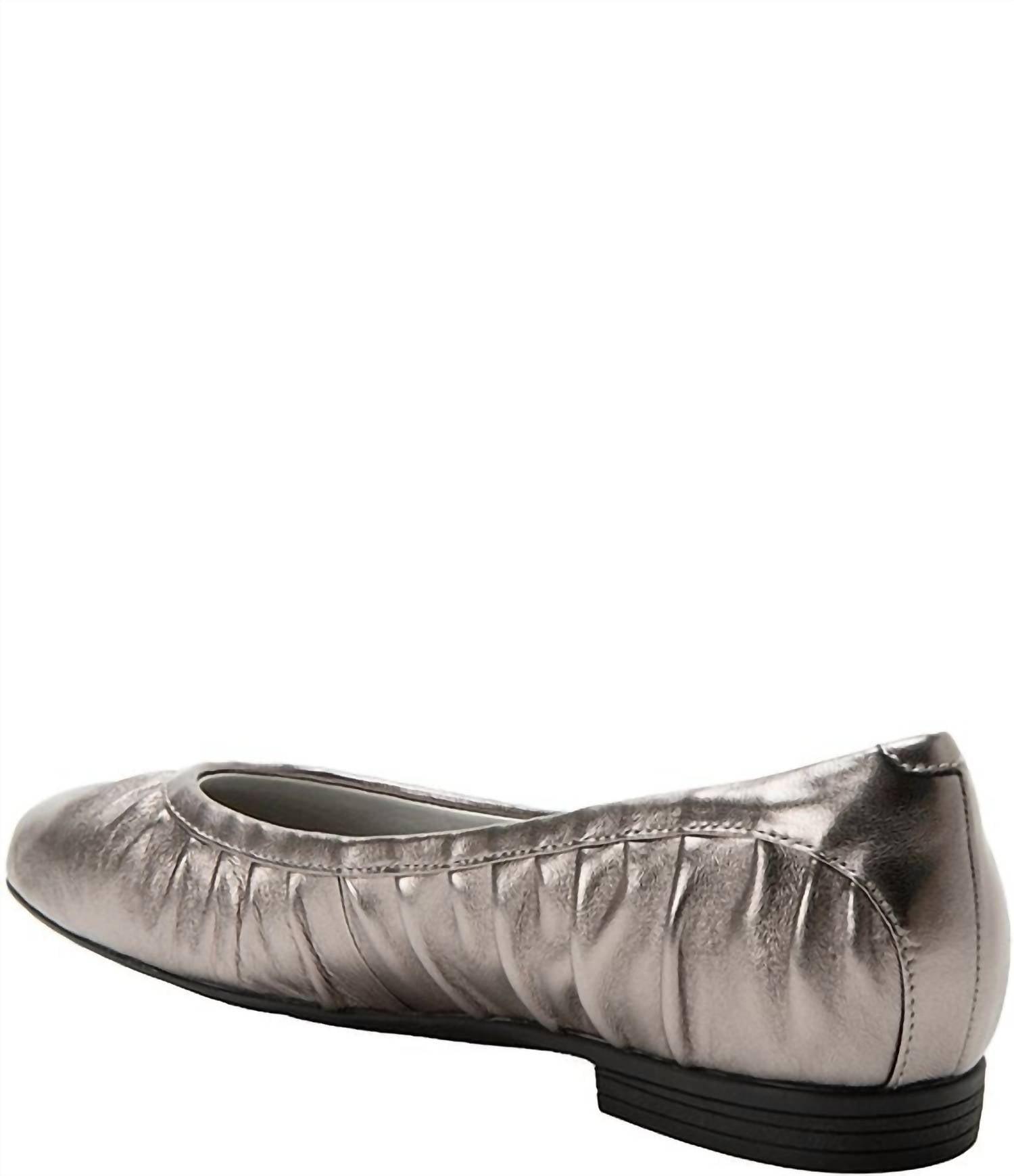 Alegria - Women's Beka Pleated Leather Ballet Flats