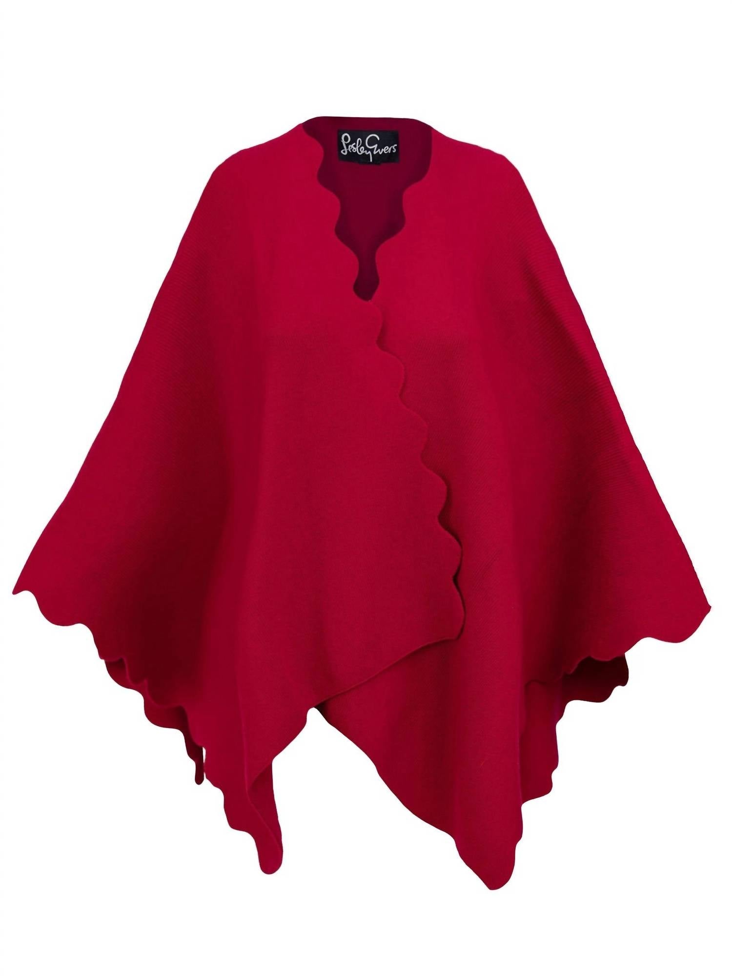 Lesley Evers - Women's Portia Scalloped Cape