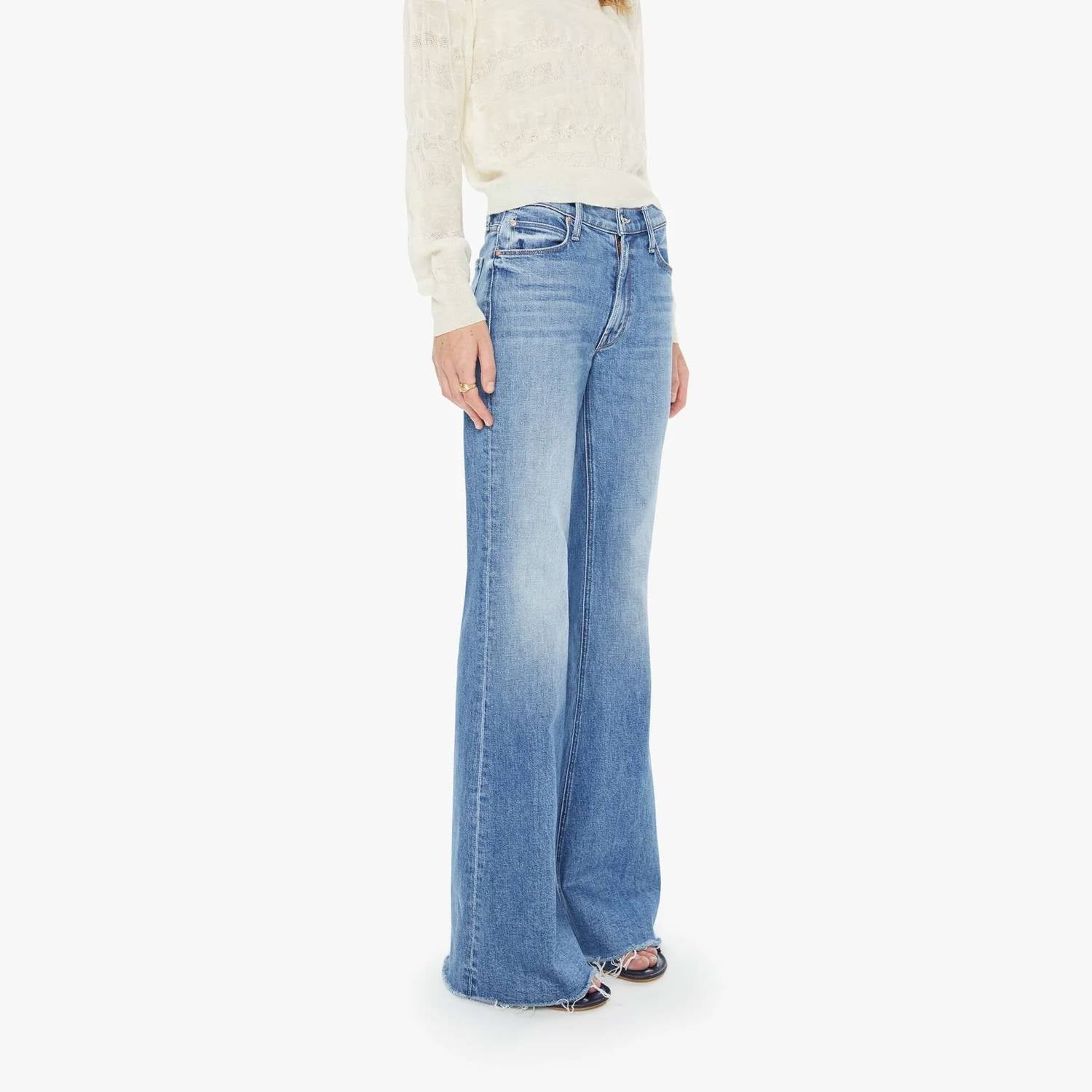 Mother - Doozy Fray Heads Or Tails Flare Jeans