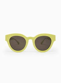 Aperçu Eyewear Women's Le Rond Sunglasses in citron - women's accessory - detail view