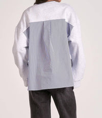 Elan - Mixed Media Top