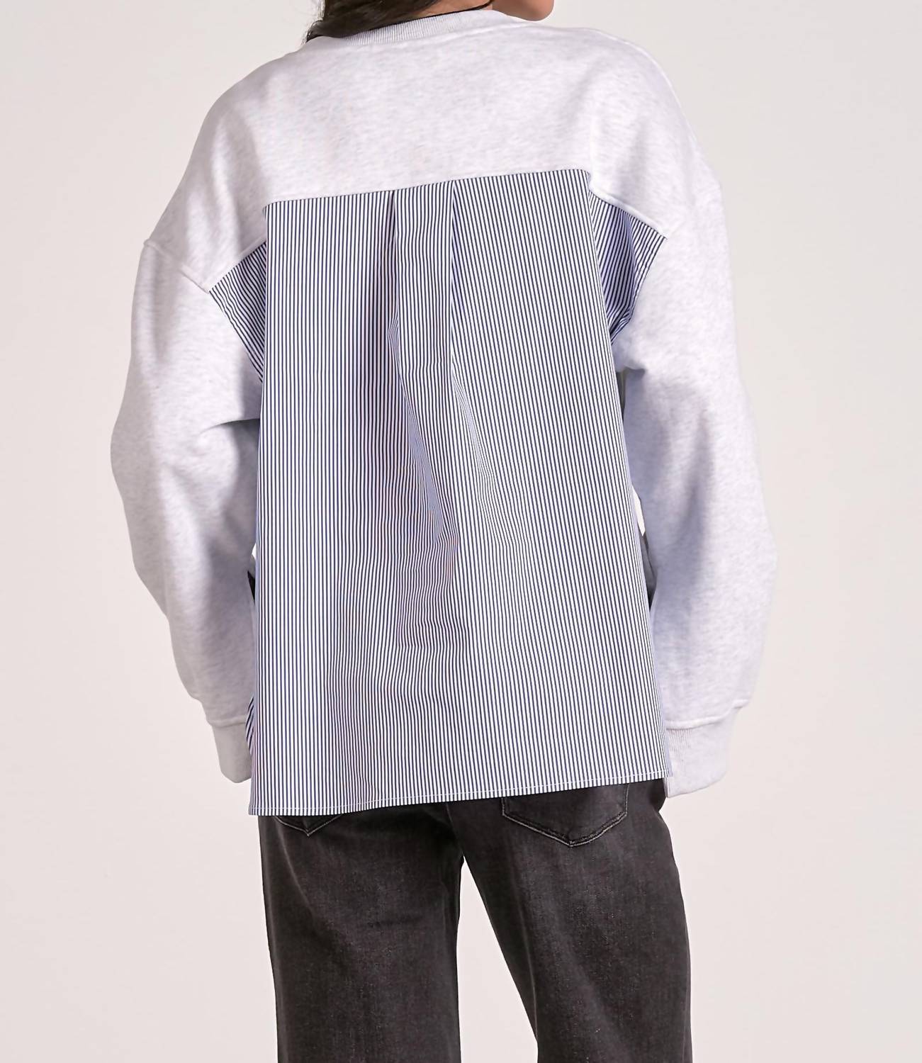 Elan - Mixed Media Top