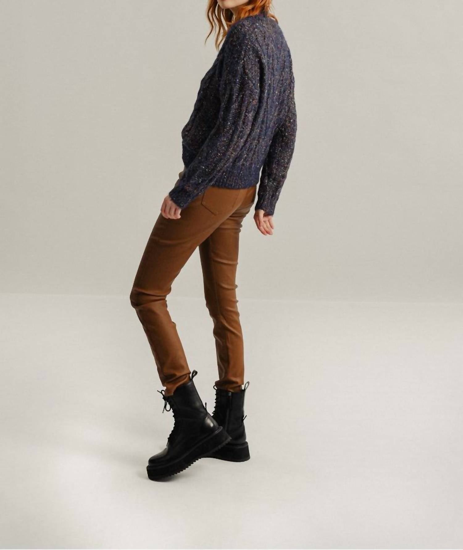 Mottled Knitted Sweater