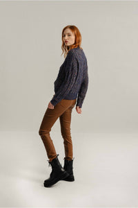 Mottled Knitted Sweater