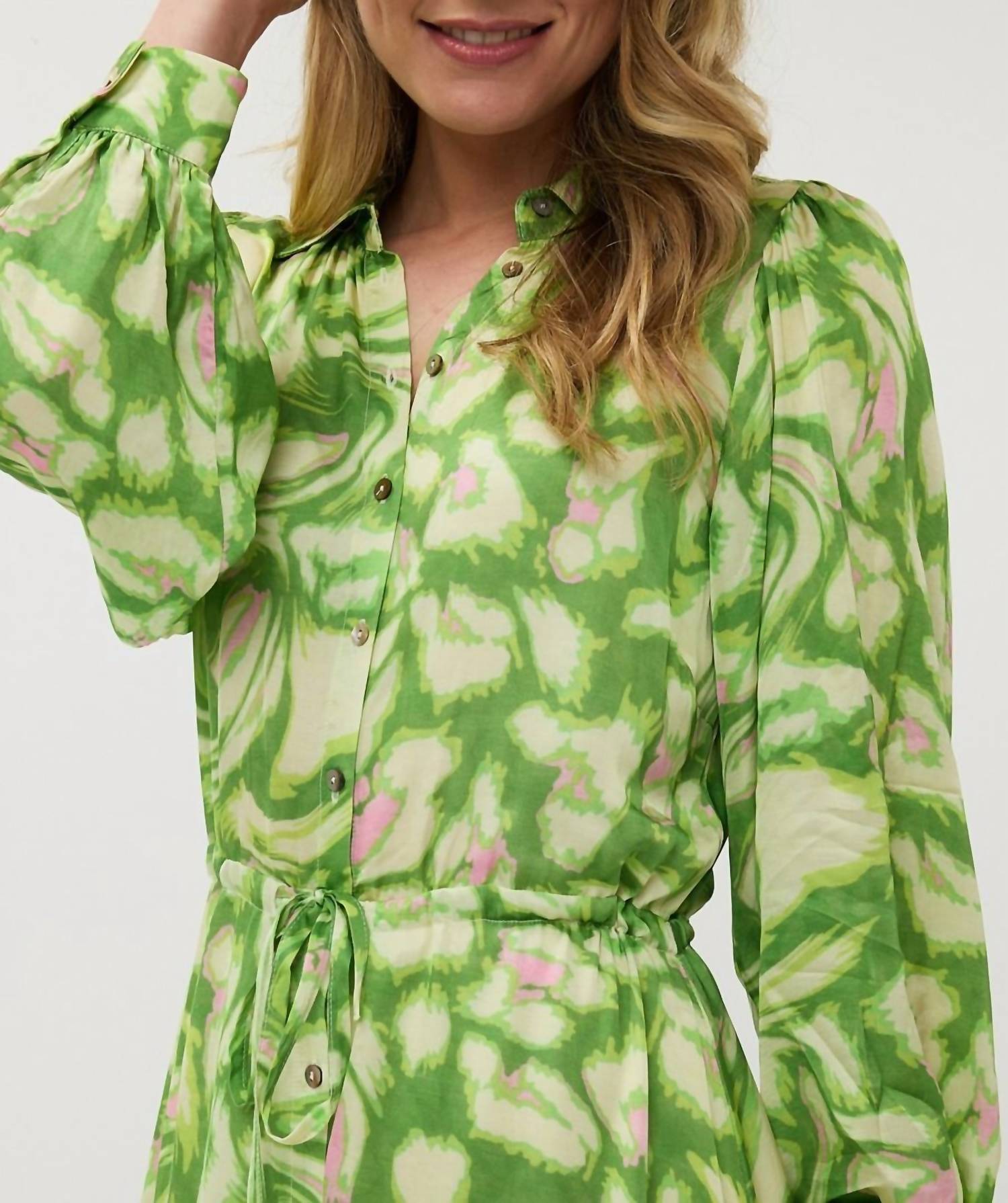 Esqualo - Long Floral Treasure Dress