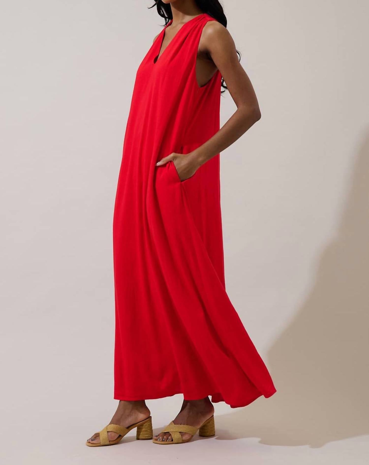 Sugarlips - Rubi Halter Neck Maxi Dress