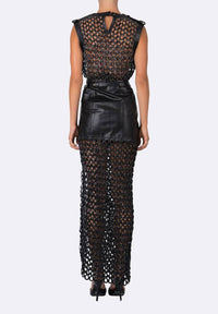 Nonchalant Label - Torin Sleeveless Open Knit Top